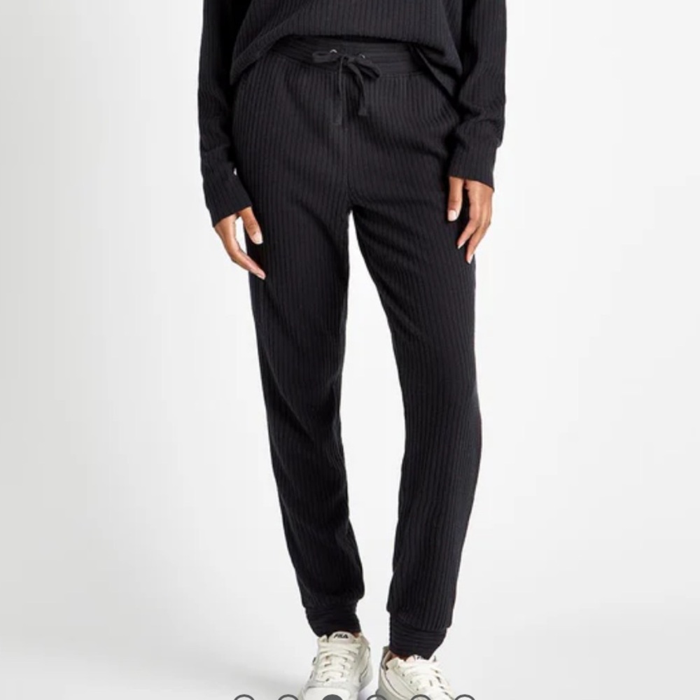 Splendid London Rib Jogger size small black